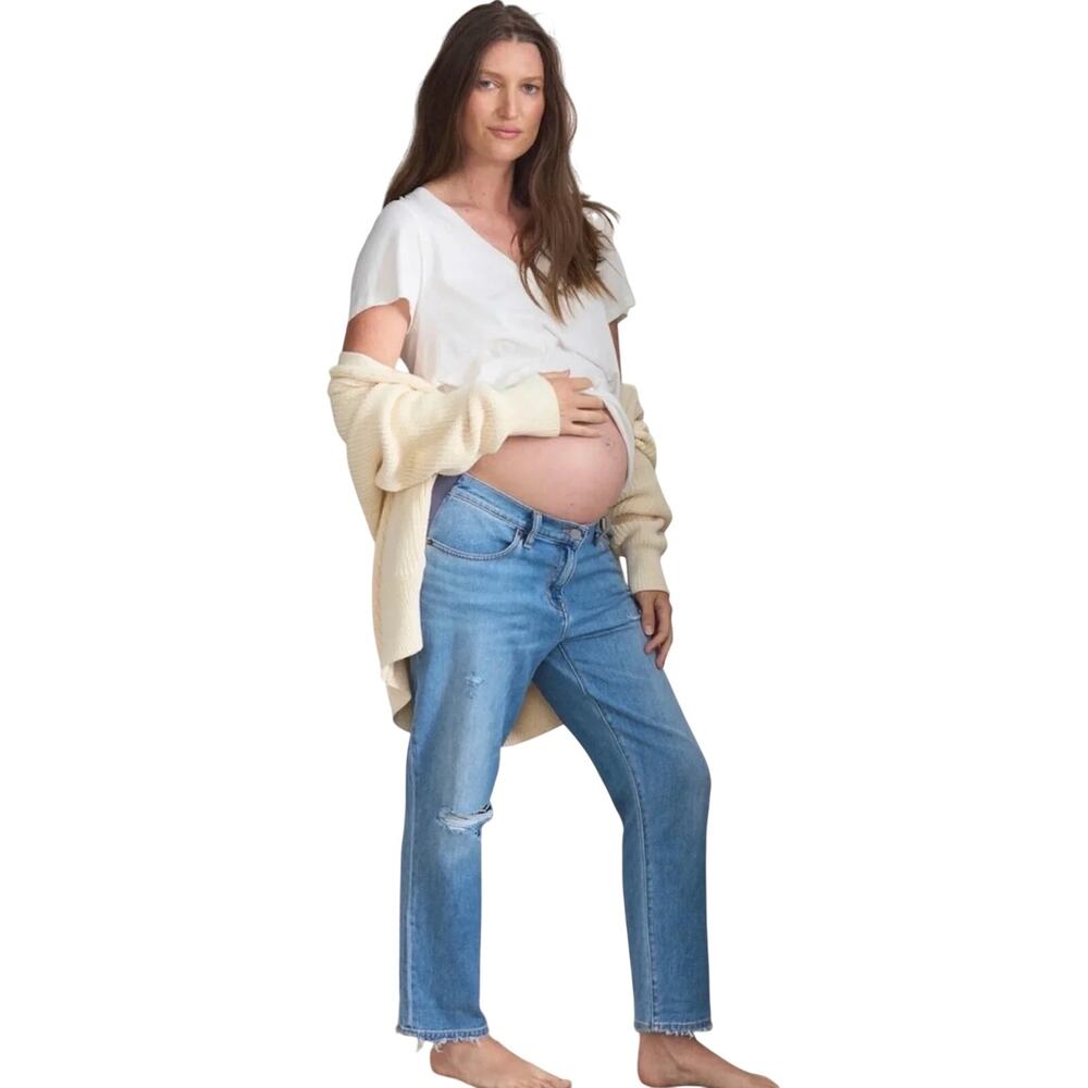 Hatch Heritage Boyfriend Distressed Jeans Size 27